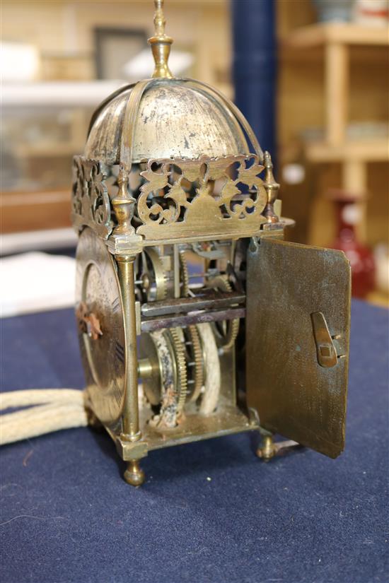 A lantern clock